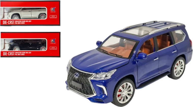 Metallmodell LEXUS LX 1:24 mit Licht und Sound