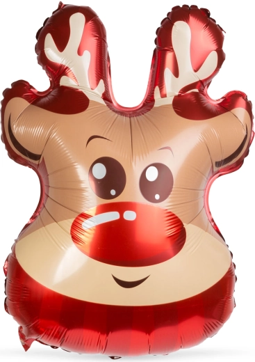 Weihnachtlicher Folienballon Rentier 70 × 48 cm