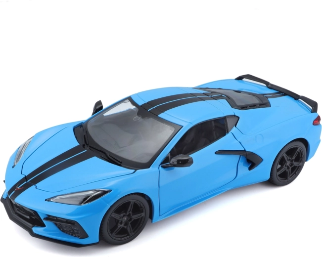 Maisto Chevrolet Corvette Stingray Coupe Z51 2020 blau 1:24