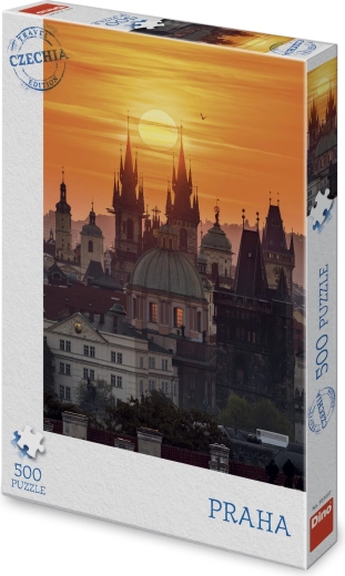 Puzzle „Prag, die Stadt der hundert Türme“ – 500 Teile