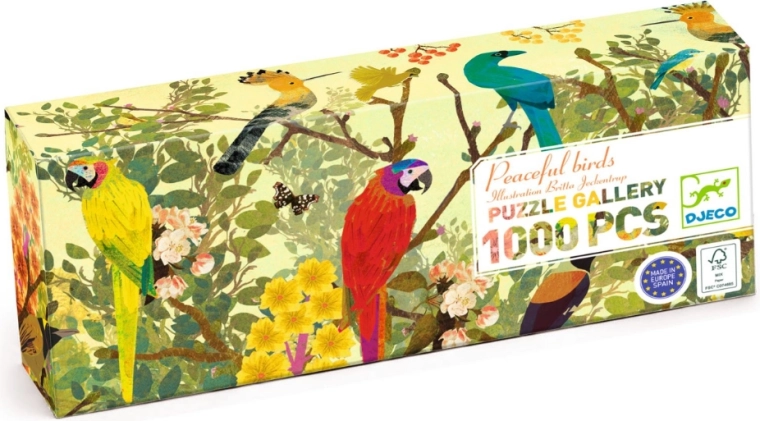 Puzzle „Welt der Vögel“ Djeco – 1000 Teile