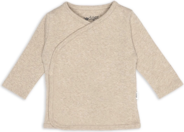 Lodger Wickeljäckchen melange beige Gr. 56