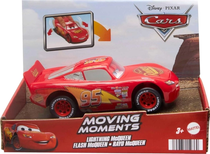 Mattel Cars Zygzak McQueen mit beweglicher Mimik