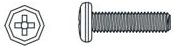 Kreuzschraube mit Halbrundkopf M3 × 8 mm für Voltage, Major, Tiger und Hoolk Infect – 1 Stück
