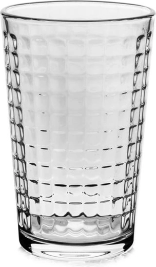 TORO Glas 210 ml mit quadratischem Muster