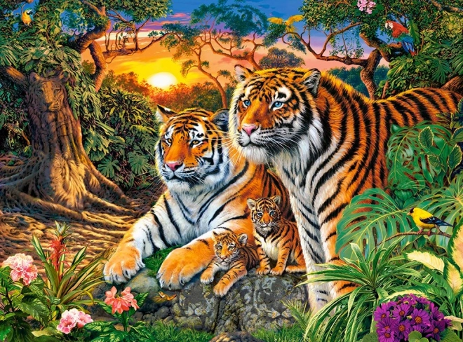 Puzzle mit 2000 Teilen – TIGER FAMILY