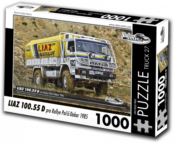 Puzzle RETRO-AUTA LIAZ 100.55 D Rallye Paris–Dakar 1000 Teile