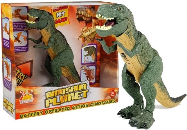 Interaktiver Dinosaurier mit Batterien Tyrannosaurus Rex läuft