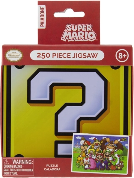 Puzzle Super Mario mit 250 Teilen in Metallbox