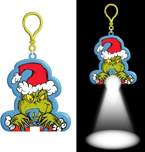 Taschenlampe mit Anhänger Grinch