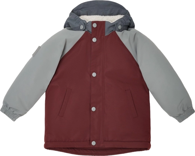 Leokid Winterjacke Color Block Redwood Gr. 86 (18–24 Monate)