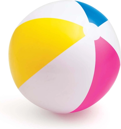Aufblasbarer Strandball Regenbogen 61 cm Intex