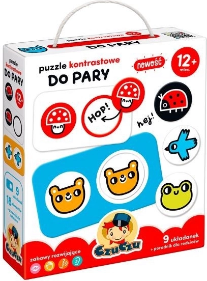 CzuCzu Paar-Puzzle – kontrastreiche Bilder für Kleinkinder