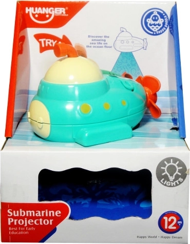 U-Boot für die Badewanne mit Lichterprojektor