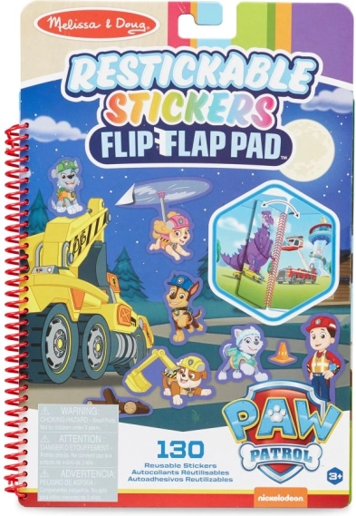 Paw Patrol wieder ablösbarer Sticker-Flip-Flap-Block – Ultimative Mission