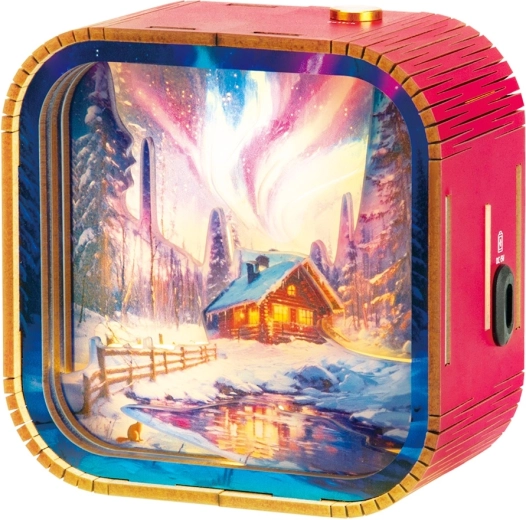 2Kids Toys 3D Holzbausatz Lampe Polarlicht