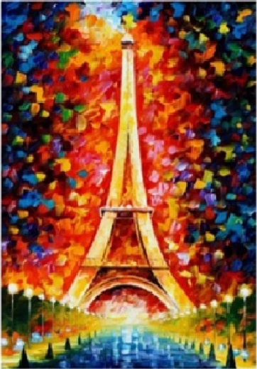 Diamantmalerei Eiffelturm 30 × 40 cm NORIMPEX