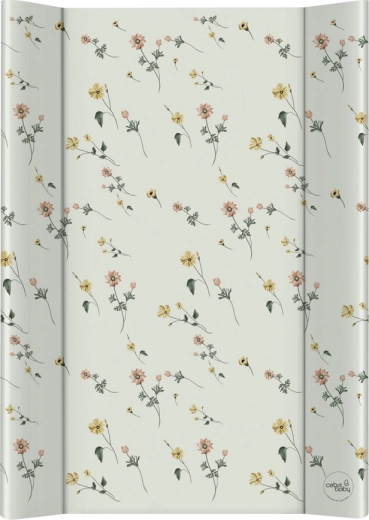 Ceba Baby Wickelauflage mit fester Platte 50 × 70 cm basic floral breeze