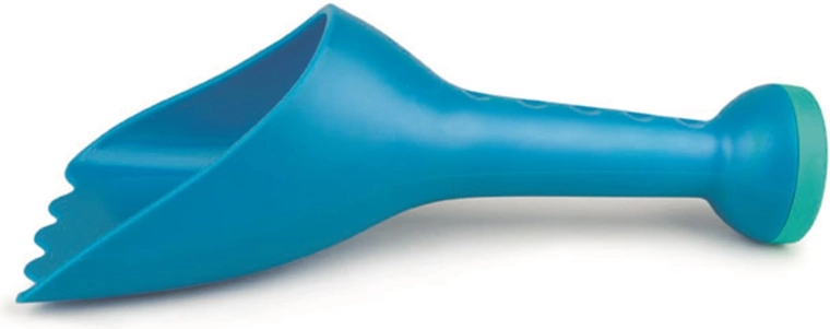 Blaue Gießkanne für Sand und Wasser