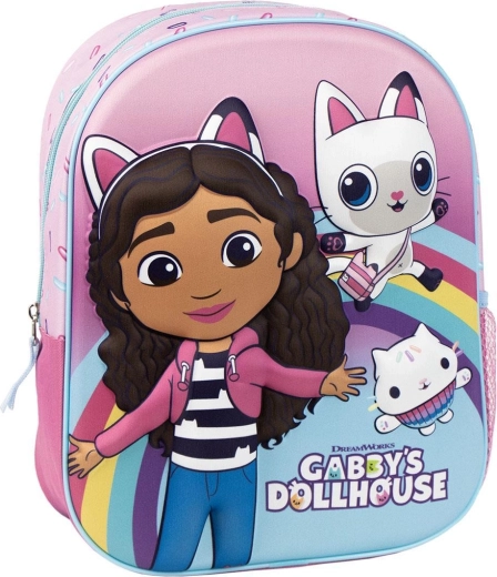 3D-Kinderrucksack Gabby’s Dollhouse – 1 Stück