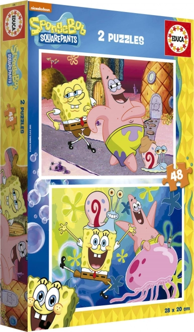 Puzzle SpongeBob 2x48 Teile