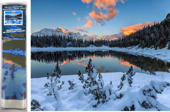 Diamantmalerei Winterruhe 30 × 40 cm