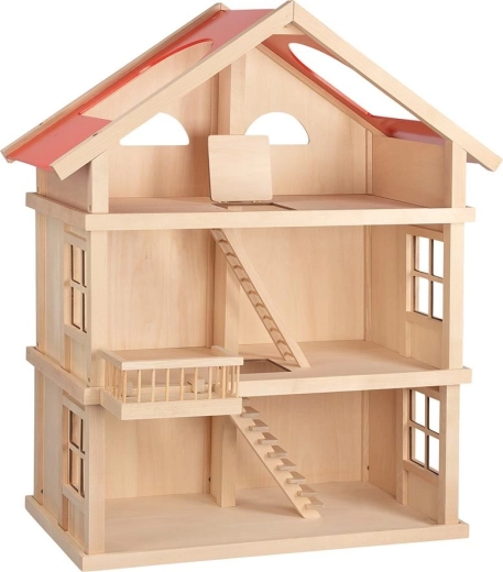 Großes Holzpuppenhaus – bis zu 3 Etagen