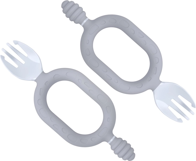 Bibado sporkit multifunktionale 2-in-1-Kindergabel Mist (2 Stk.)