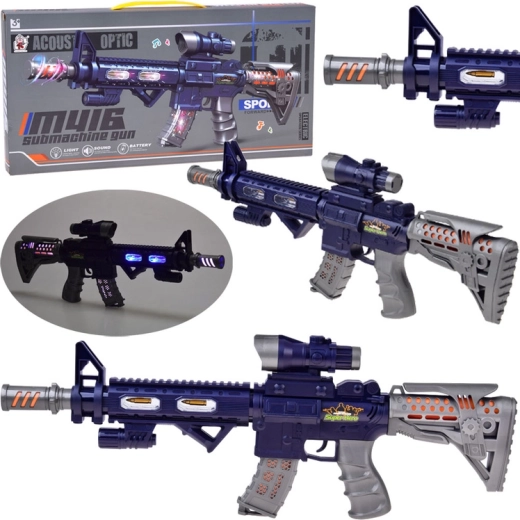 Kindergewehr M416 mit Licht, Sound und Vibrationen
