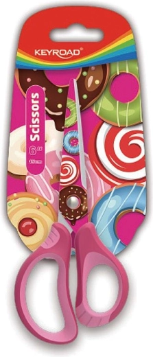 Schulschere Keyroad Tattoo Soft 15 cm
