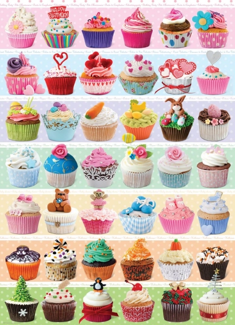 EUROGRAPHICS Puzzle Oslava Cupcakes 1000 Teile