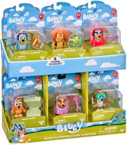 Figur Bluey: Spielanfang - Mix
