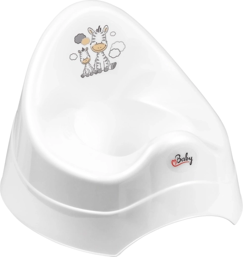 Maltex Töpfchen Zebra weiß