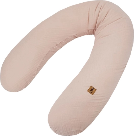 EKO Stillkissen aus Musselin Powder Pink 180 cm