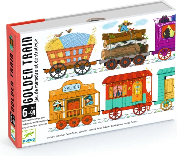 DJECO Kartenspiel Golden Train