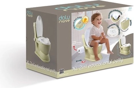 DOLU Lern-Töpfchen XL mit Sound, Olivgrün