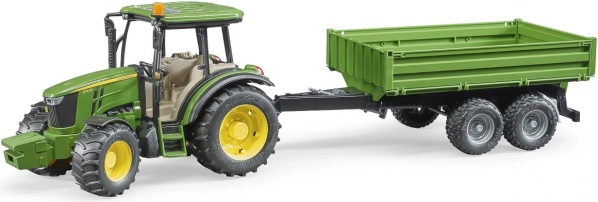 Bruder Traktor John Deere mit Kippanhänger 1:16