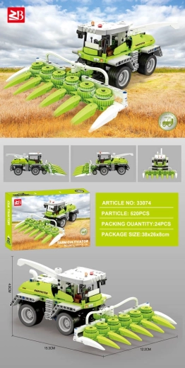 Mähdrescher-Bausatz mit 520 Teilen