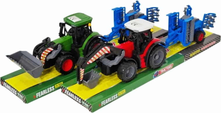 Landwirtschaftlicher Traktor mit Zubehör – 1 Stück