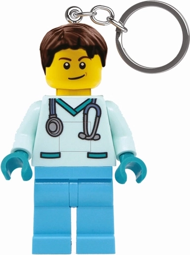 LEGO Minifigures Schlüsselanhänger mit LED-Licht Doktor – 1 Stück
