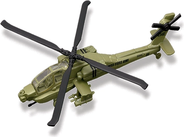 Maisto Fresh Metal Tailwinds AH-64 Apache grünes Flugzeugmodell