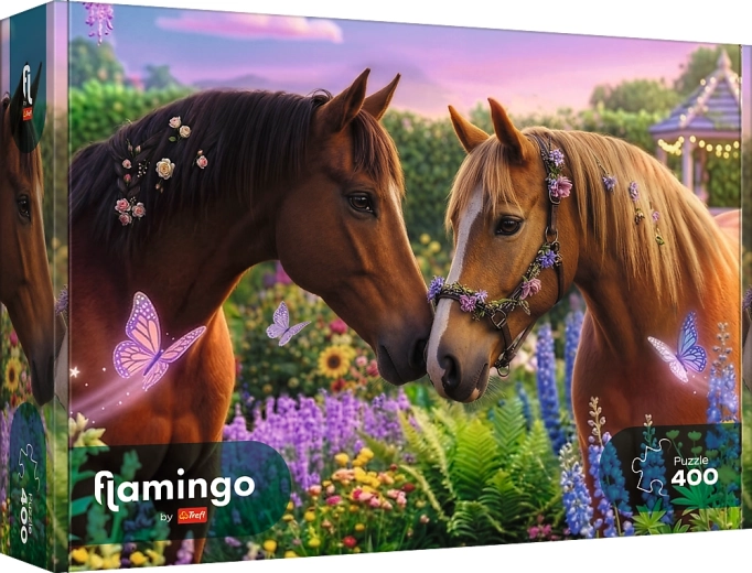 Trefl Puzzle Flamingo: Nah an der Natur 400 Teile