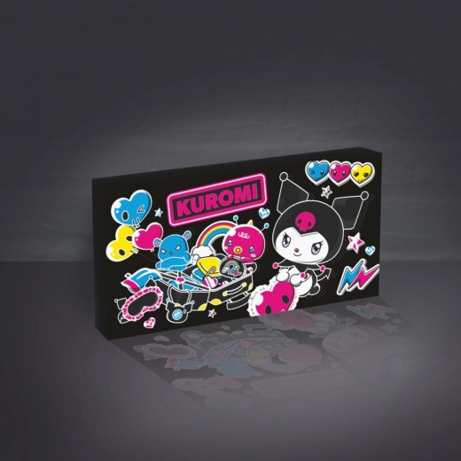 Leuchtbild KUROMI – Neon-Dekoration für die Wand