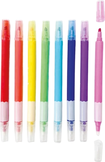 CreaFun Farbstifte mit Farbwechsel, Set mit 8 Farben