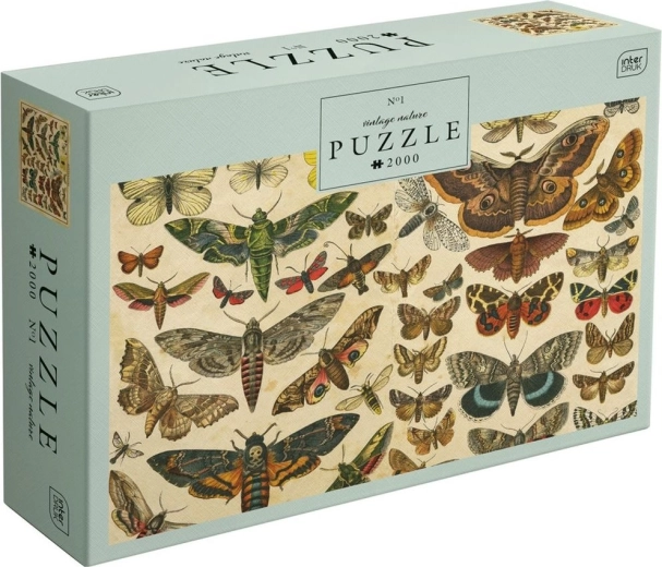 Puzzle Vintage Nature: Schmetterlinge, 2000 Teile