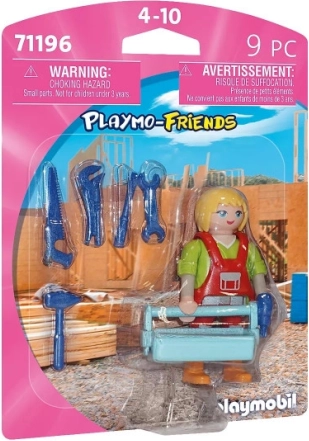 Playmo-Friends Figur - Handwerkerin mit Werkzeugsatz