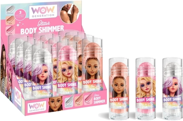 WoW Generation Körperglitzer mit Roll-on-Applikator