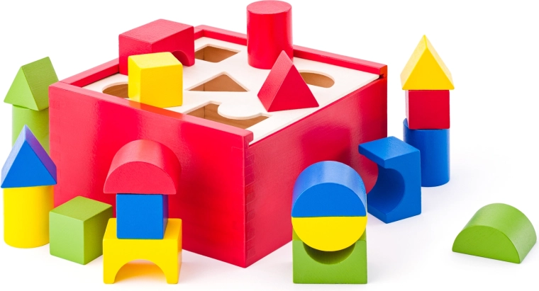 Kleine Steckbox mit Formen