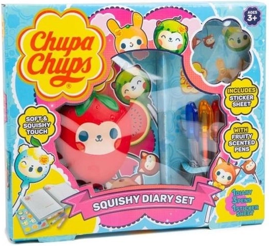 Chupa Chups Schulset Squishy – Tagebuch, Gelstifte und Sticker