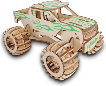 Holz 3D Puzzle Monster Truck